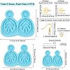 DIY Leaf Dangle Stud Earrings Silicone Molds DIY-OC0003-96-2