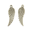 Tibetan Style Alloy Wing Pendants TIBEP-Q043-324-RS-1