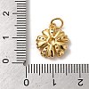 Brass Micro Pave Cubic Zirconia Pendants LS-KK-K358-01B-G-3
