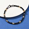 201 Stainless Steel Link Chain Bracelets for Men Women BJEW-B143-03EBG-2