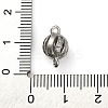 Brass Micro Pave Clear Cubic Zirconia Connector Charms KK-A230-06D-P-3