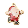 Christmas 304 Stainless Steel Enamel Pendants LS-STAS-B112-02G-07-1