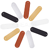 100Pcs 5 Colors Imitation Leather Sew on Patches DIY-GF0005-17-1