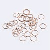 925 Sterling Silver Open Jump Rings STER-F036-02RG-0.7x5mm-1