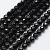 Natural Black Spinel Beads Strands X-G-E366-07-3mm-2