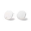201 Stainless Steel Stud Earring Findings STAS-P308-09C-S-1