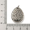 316 Surgical Stainless Steel Pendants STAS-E212-37AS-3