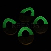 Luminous Glow in the Dark Wood & Resin Pendant WOOD-H104-15-4