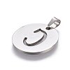 Non-Tarnish 201 Stainless Steel Pendants STAS-L221-33C-2