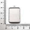 304 Stainless Steel Pendant Cabochon Settings STAS-S181-02P-D-3