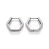 Tarnish Resistant 304 Stainless Steel Huggie Hoop Earrings LS-STAS-S103-24P-1