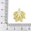 Brass Pave Clear Cubic Zirconia Pendants LS-KK-L238-30G-3