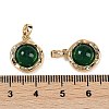 Natural Green Onyx Agate(Dyed & Heated) Pendants KK-P283-53G-02-3