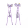 Bowknot Long Ribbon Alligator Hair Clip LS-PHAR-D013-03E-2