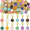 Alloy Enamel Pendant Decorations HJEW-YW00107-1