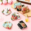 Flower Printed Cloth Wallets AJEW-YWC0001-11A-5