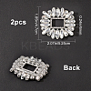 2Pcs Alloy Shoe Buckle Clips FIND-GF0002-82-2