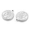 Non-Tarnish 304 Stainless Steel Pendants STAS-T064-23P-1