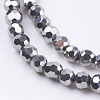 Electroplate Glass Bead Strands LS-EGLA-R042-4mm-06-3