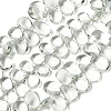 Natural Green Quartz Beads Strands G-D099-01A-3