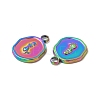 Ion Plating(IP) 304 Stainless Steel Pendants STAS-I671-32MC-2