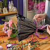 4 Bags Polyester Flower Bouquet Wrapping Mesh Paper ORIB-BC0001-12A-4