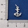 925 Sterling Silver Anchor Charms STER-G045-02S-3