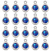 20Pcs Faceted Glass Charms RGLA-TADJ0001-01I-2