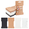 SUNNYCLUE 120Pcs 4 Colors Cardboard Paper Hair Clip Display Cards CDIS-SC0001-04-1