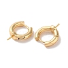 Brass Hoop Earrings Findings KK-B105-03G-01-2