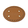 PU Leather Oval Bag Bottom FIND-WH0056-02A-1