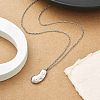 304 Stainless Steel Pendant Necklace LS-NJEW-K255-23P-3