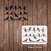 Large Plastic Reusable Drawing Painting Stencils Templates DIY-WH0202-187-2