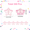 300Pcs Eco-Friendly Transparent Acrylic Beads OACR-SC0001-68A-2