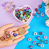 250Pcs 10 Styles Resin European Beads and Alloy Rhinestone European Beads FIND-SC0010-17-3