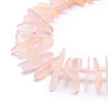 Natural Morganite Beads Strands G-E569-O01-3