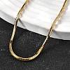 2MM 304 Stainless Steel Snake Chain Necklaces for Women Men LS-STAS-V011-04D-G-2