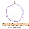 36Pcs 9 Colors Waxed Cord and Organza Ribbon Necklace Making NCOR-FS0001-03-5