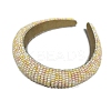 Fashiona Glass Seed Beads Hair Bands PW-WGC41EC-04-1