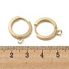 201 Stainless Steel Huggie Hoop Earrings Findings STAS-A167-01G-G-3