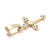 Ion Plating(IP) 304 Stainless Steel Pendants STAS-L216-36G-2