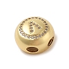 Rack Plating Brass & Cubic Zirconia Pendants KK-Z047-07G-V-RS-2