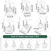 DIY Blank Dome Earring Making Kit DIY-UN0050-32-4