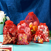 60Pcs 6 Styles Rectangle Organza Bags Jewellery Storage Pouches Wedding Favour Party Mesh Drawstring Gift OP-TA0001-07-7