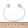 304 Stainless Steel Open Cuff Bracelets BJEW-R019-01P-01-5