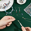 DIY Teardrop Alloy Rhinestone Pendent Decoration Making Kits DIY-FH0008-96-3