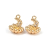 Brass Micro Pave Cubic Zirconia Pendants KK-K407-22G-1