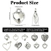 Unique Valentines Day Gift Ideas for Girlfriend Tibetan Style Alloy Pendants TIBEP-CJ0001-07-2