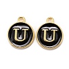 Golden Plated Alloy Charms X-ENAM-S118-02U-1