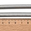 Non-Tarnish 304 Stainless Steel Herringbone Chains Necklaces X-NJEW-G340-03P-5